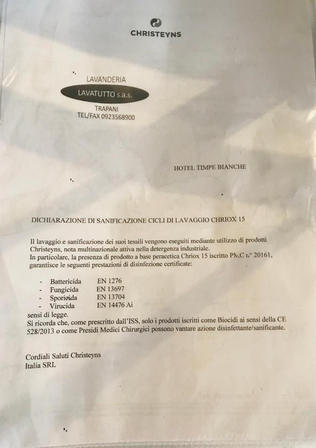 B&B Timpe Bianche Castelluzzo Luaran gambar